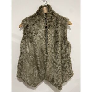 Express Women's Faux Fur Vest Brown Size‎ XS/S